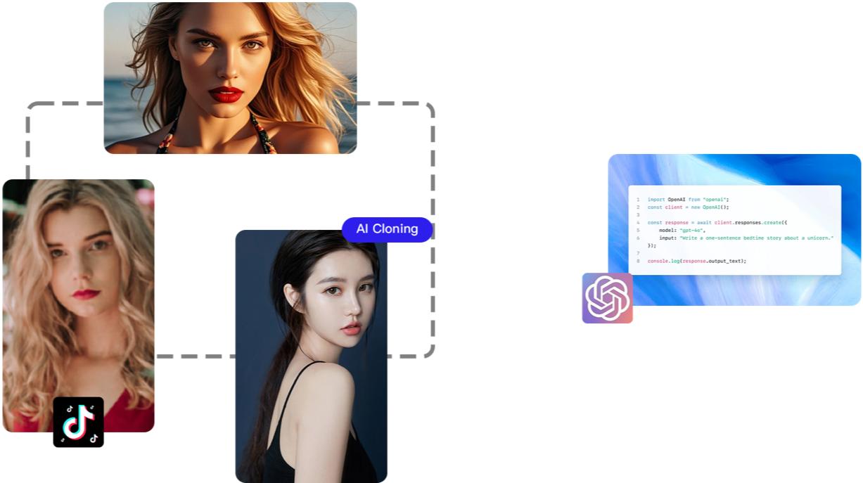 AI素材智能复刻
